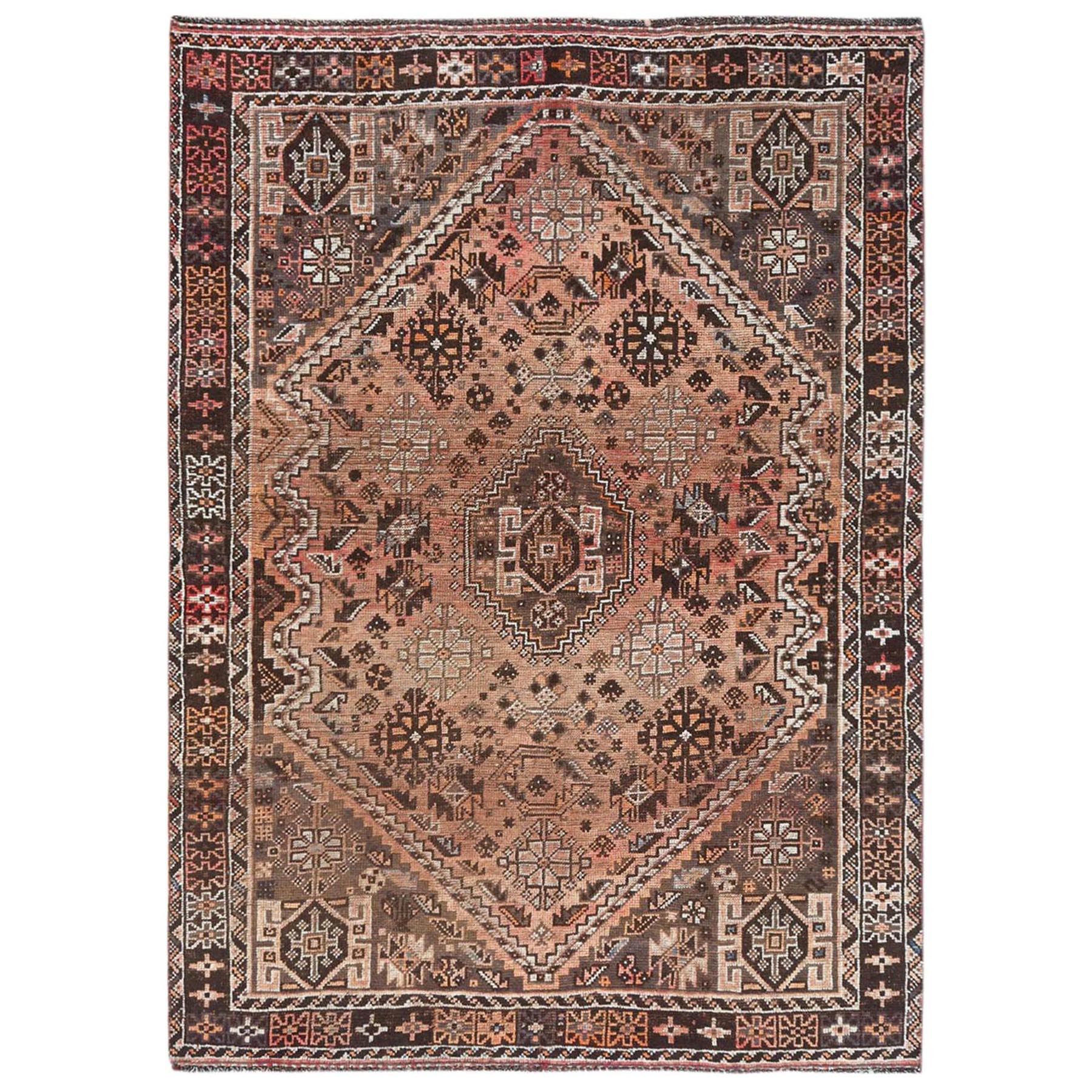 Overdyed & Vintage Rugs LUV730845